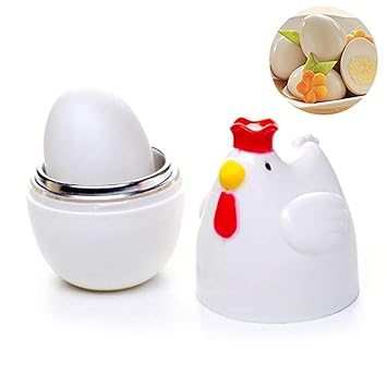 TOPFAY - Hermoso Huevo de microolas para microondas en Forma de ...