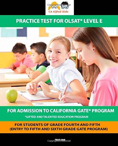 CA Gifted Kids Practice Test for OLSAT® Level E (for grade 4 and 5 students) Paperback – 1 Oct 2014