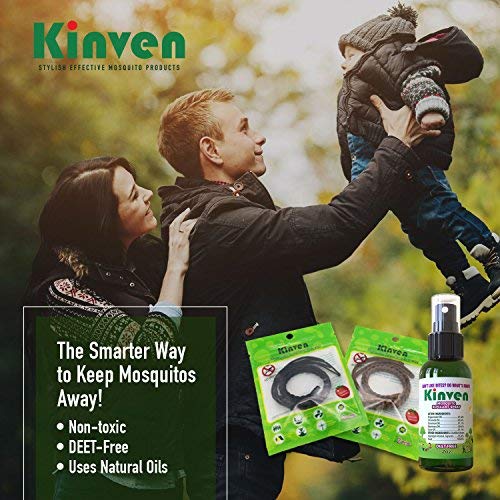 Kinven Anti Mosquito Repellant Bundle - Mosquito Repellent Spray 4oz (2 bottles), Waterproof, with Natural Oils, DEET-free, Indoor & Outdoor Bite Protection, Non-toxic, No Mosquito Net Needed - Thumbnail 2
