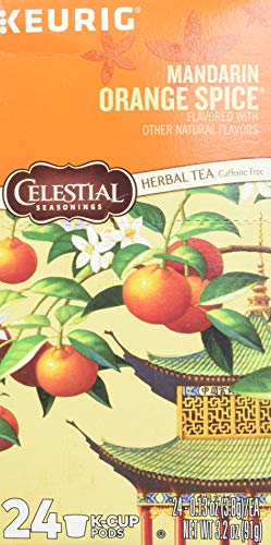 image for Celestial Seasonings Mandarin Orange Spice Herbal Tea, K-Cup Portion P