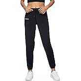 Haowind Joggers for Women with Pockets Elastic Waist Workout Sport Gym Pants Comfy Lounge Yoga Running Pants