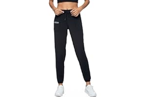 Haowind Joggers for Women with Pockets Elastic Waist Workout Sport Gym Pants Comfy Lounge Yoga Running Pants