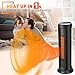 TRUSTECH Portable Ceramic Tower Heater Oscillating Digital Display w/Remote, Overheating & Tip-Over Protection Adjustable Thermostat, 1500W, 8H Timer, ETL Safety Home Office Use, 22-inch, Black
