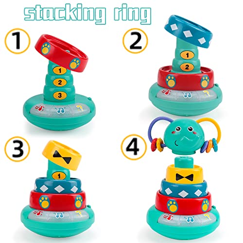 Amy&Benton Stacking Ring Baby Toys Baby Stacking Toys Musical Stacking