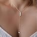 Rectangle Triangle Pendant Long Chain Link Choker Y Necklace Jewelry X77K01