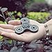 Yomaxer Fidget Spinner Tri-Hand Spinner 608 Hybrid Ceramic Bearing Nylon Solid Build Round Edge EDC Toy Good for ADHD ADD Autisms (Black)