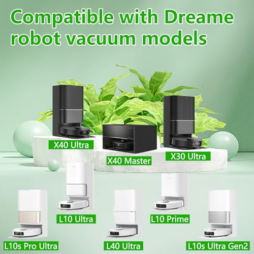 Floor Cleaning Solution for Dreame L40 Ultra/L50 Ultra/X50 Ultra/L10s Ultra Gen 2/X40 Ultra and Other L/X/Aqua/Matrix Series Robot Vacuum Cleaners, Multi-Surface Floor Cleaner Liquid, Fits MOVA, 1L