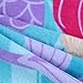 PERYOUN Child 100% Cotton Hooded Towel 24 x 48 inches (Mermaid)