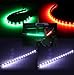 Green Blob Outdoors Marine Navigation LED Light Strips Kit Red, Green, 2 White, for Pontoon, Bass, Ski, Wave Runner, Jon Boats and Kayaks