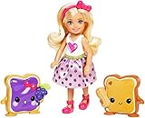 Barbie Dreamtopia Sweetville Kingdom Chelsea & Sandwich Friend Doll