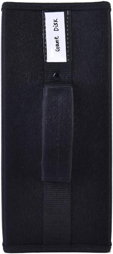 ALAVISXF CD Case, 160 Capacity Nylon CD DVD Holder Protective Zipper Portable Disc Storage Wallet Organizer for Car Travel (Black): Computers & Accessories