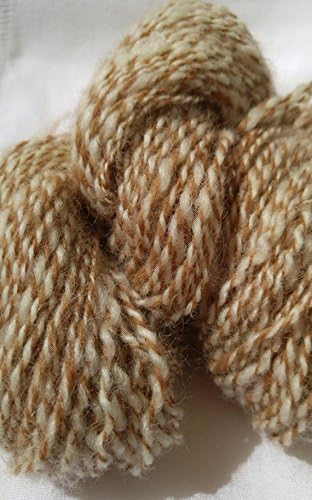 Handspun yarn- art yarn- alpaca yarn- Alpaca and Wool- 1 skein 120yds- knitting- knit- knitting supplies- crochet- felting- wool- alpaca