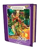 MasterPieces Cinderella Book Box EZ Grip Jigsaw Puzzle, Art by Scott Gustufson, 300-Piece
