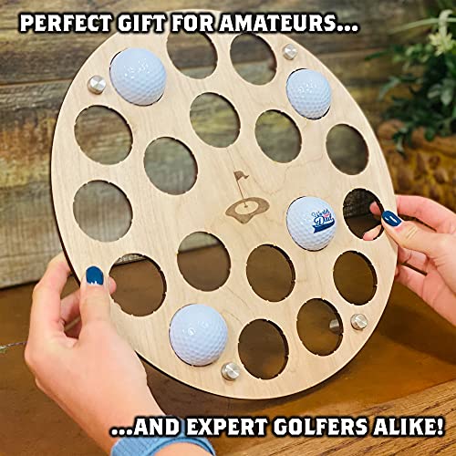 Torched Golf Ball Display Holder Collector’s Case Holds 19 Golf Balls