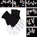 HITOP Kids Led Gloves, Flashing Colorful Light Up Show For Halloween Christmas Gifts