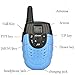 Walkie Talkies A7 For Kids Long Range Top Rated Gifts Mini Unisex Toys For Boys And Girls Children Outdoor Activities Lithium Battery Interphone Rechargeable 2 Way Ham Radio FRS(Blue Pair) By Luiton