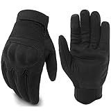 JIUSY Military Hard Knuckle Tactical Gloves for Motorcycle Cycling Riding Hunting Hiking Army Combat Touch Screen Full Finger Gloves
