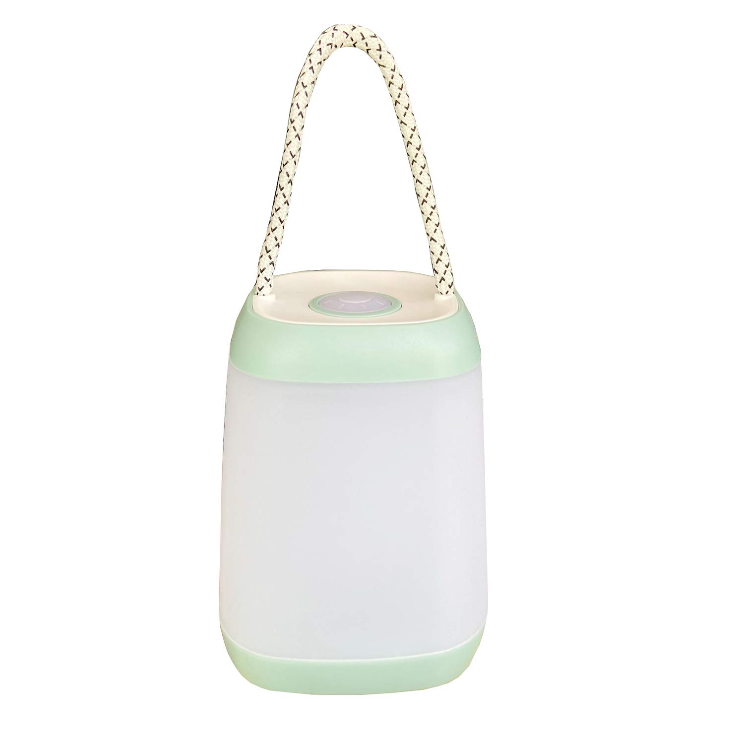 Nursery Night Light - 3 Mode Touch Control, 16 LED 360° Light, Waterproof Rechargeable Bedside Lamp for Reading, Sleeping, Camping (Green)