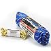 Wellmax Diamond Braid Nylon Rope, 1/2in X 100FT with Bonus 1/4in x25FT Cord UV Resistant, High Strength and Weather Resistant