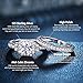 Newshe Women Wedding Engagement Ring Set 925 Sterling Silver Vintage Princess White AAA Cz Size 5-10