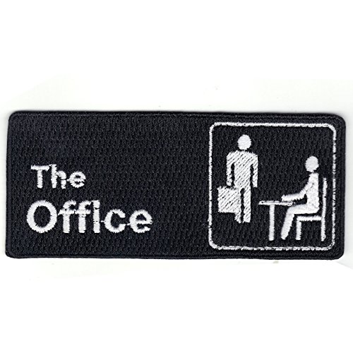 The Office Door Sign Paper Company Logo Embroidered Iron On Patch