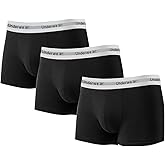 Varsbaby Men's Boxer Briefs - Soft & Breathable Underwear for Men, 3 Pack