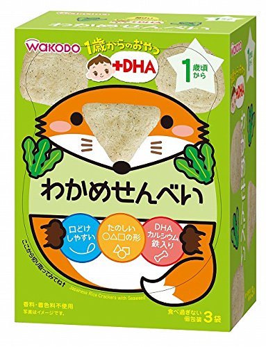 X6 or snack + DHA seaweed crackers from Wakodo 1 year old
