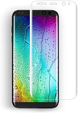 Galaxy S8 Screen Protector,TENFLY Samsung S8 Silk Print 3D Curved Edge to Edge Full Coverage HD Ultra Clear Tempered Glass Anti-shatter Film