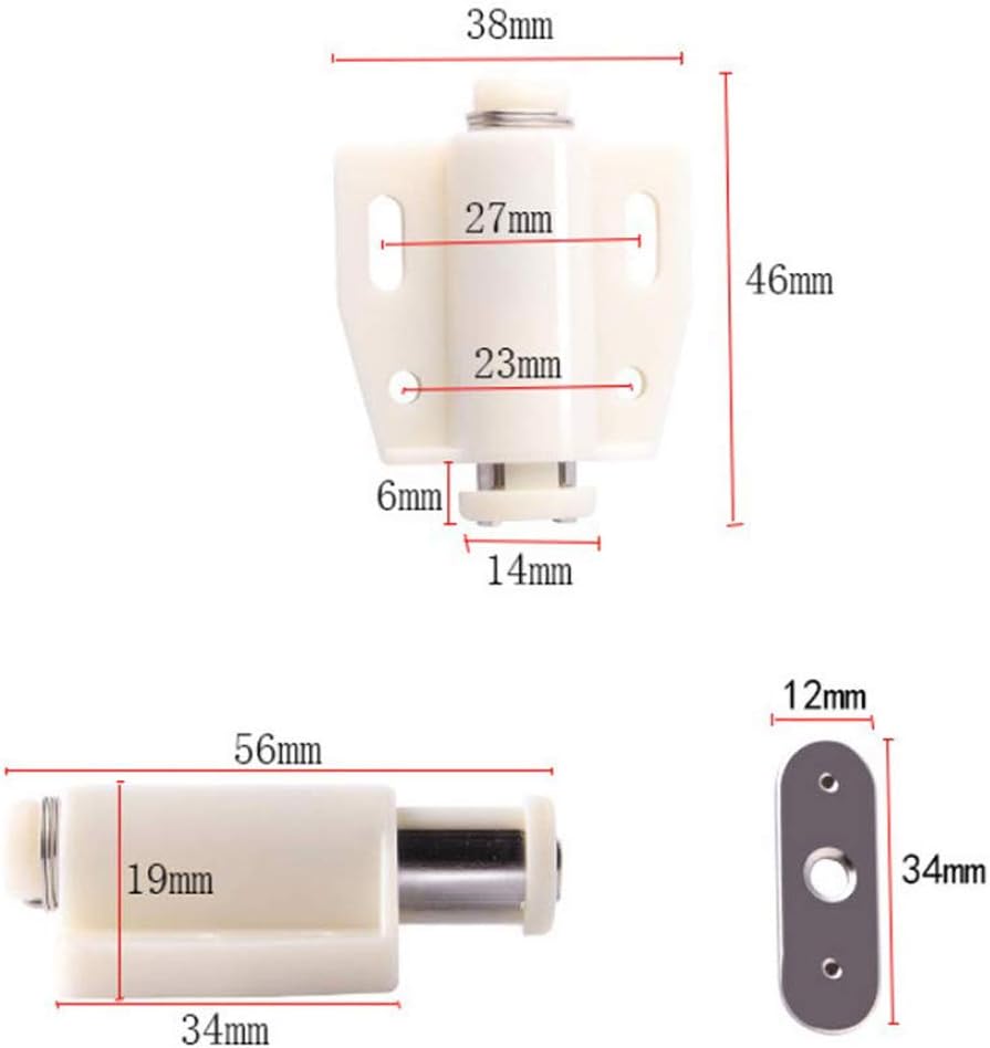 Mengger Magnetverschlüsse magnetischer möbel Öffnen sich durch Drücken