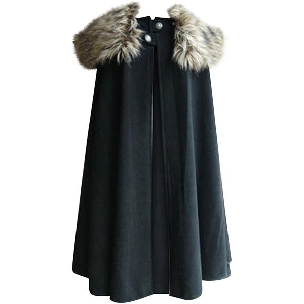 ジャケット・アウター Jean Paul Gaultier Wool Hooded Cloak JEKE-DG Cloak Coat For Men Winter Warm Gothic Fleece Collar