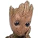 Yiomar Baby Groot Flowerpot with Keychain, The Guardians of Galaxy Flower Pot Cute Baby Action Figures Model Toy Pen Pencil Holder PVC Plant Holder