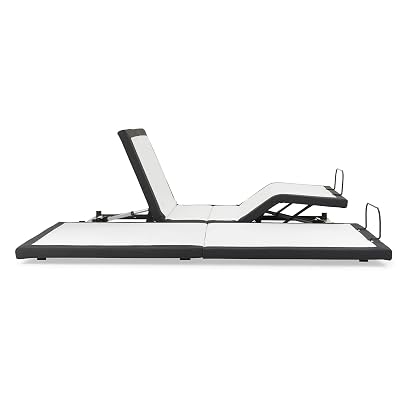 Blissful Nights z4 Adjustable Bed Frame for Storage Beds with Massage Anti-Snore, Zero G, USB Charging Station, Wireless Remote Head and Foot Incline and No Tools Required Assembly … (Split Cal King)