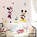 Mickey Minnie Mouse Kids Room Decor Disney Wall Sticker Cartoon Mural Decal Home 1pc
