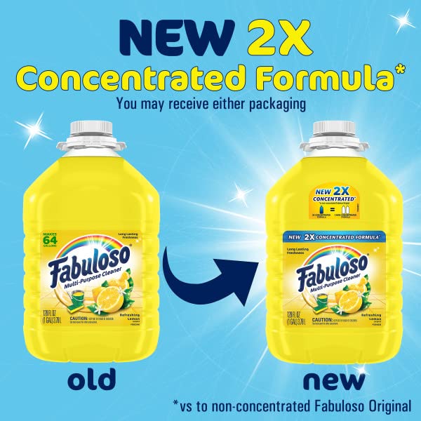Fabuloso All Purpose Cleaner, Lemon, Bathroom Cleaner, Toilet Cleaner