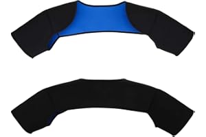 IPLUSMILE Double Shoulder Brace for Men Women - Sports Shoulder Protective Gear for Pains Relief - Shoulder Strap Brace for Sleeping Outdoor Lifting, Size S