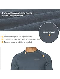 Camiseta de manga larga BALEAF Cool Running Workout para hombre