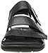 ECCO Women's Women's Soft 5 3-Strap Flat Sandal, Black, 40 EU/9-9.5 M US