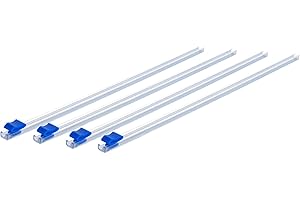 GEGADO Plastic Wrap Cutter Slide Cutter - 4 Sticks 15" Self-Adhesive Cling Film Slide Cutter for Parchment Paper Plastic Wrap Aluminum Foil Wax Paper - Slide Cutter Replacement Fit Most Brands Roll