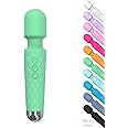 Destary Handheld Personal Powerful Portable 8 Speeds 24 Vibration Models Electric Mini Cordless Massager for Muscle Back Leg Waist Shoulder Neck HIPS Tummy Body Relaxtion - Green
