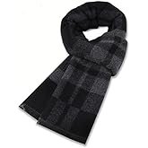 TASTION Winter Scarf For Men Ultra-Soft Warm Long Cashmere Feel Scarves
