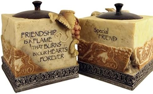 Written In Stone 00235060006  "Friendship" Cube Candle