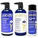 PURA D'OR Curl Therapy Shampoo, Conditioner, and Styling Cream 3-Piece Set - For Styling Natural and Treated Curls, Gentle, No Sulfates, with Natural Ingredients, Men & Women (Packaging may vary)