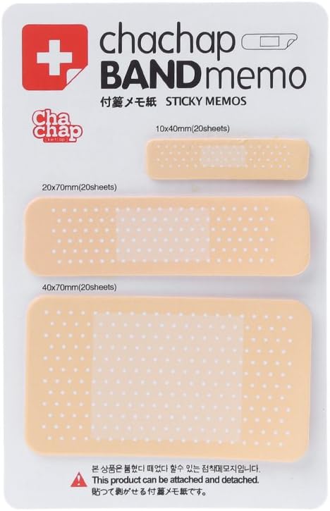 Valcano Unique Band Aid Post-Its Sticky Notes Stationery For Children Students Nurses Carers 1 Pack