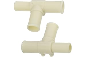 X AUTOHAUX 2Pcs Heater Water Pipe for Toyota RAV4 2006 2007 2008 Heater Hose Tee Heater Pipe T-Connector Replace 87248-20380 8724820380