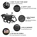 EJG Tactical Dog Molle Harness, with 3 Detachable Pouches & Velcro Area, No Pulling Design, Comfy Mesh Padding, Service Dog, Military Training, Hunting, Vest for Medium & Large Dog