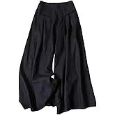 RoseSeek Women's Wide Leg Palazzo Pants Mid Rise Work Dress Pants Casual Long Trousers
