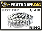 3/4" Ring A153-D HOT DIP Coil Roofing Nails 3.6M Box