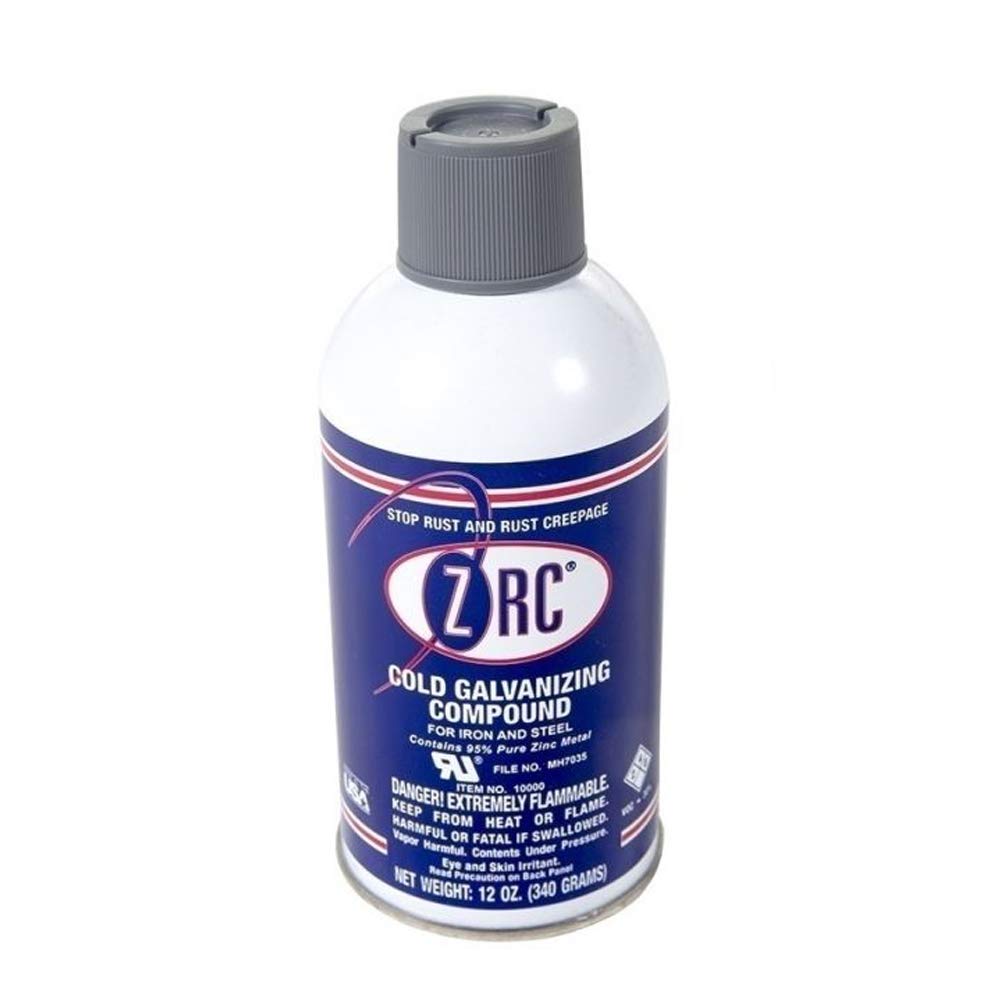 ZRC 10000 Cold Galvanizing Compound 12 Ounce Aerosol Can Iron and