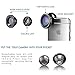 Oniza 3 in 1 Camera Lens Kit HD [Universal] for iOS Android & Samsung Galaxy Smartphones (iPhone 4 4S 5 5S 6 6S Plus and iPad) - Detachable 0.65x Wide Angle, 180° Fish Eye & Macro Lens [Easy Clip On]