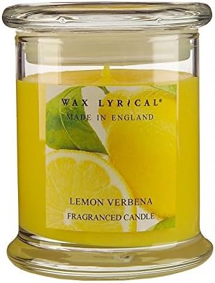 Scented Candle in Glass Jar – Lemon Verbena – Made in England